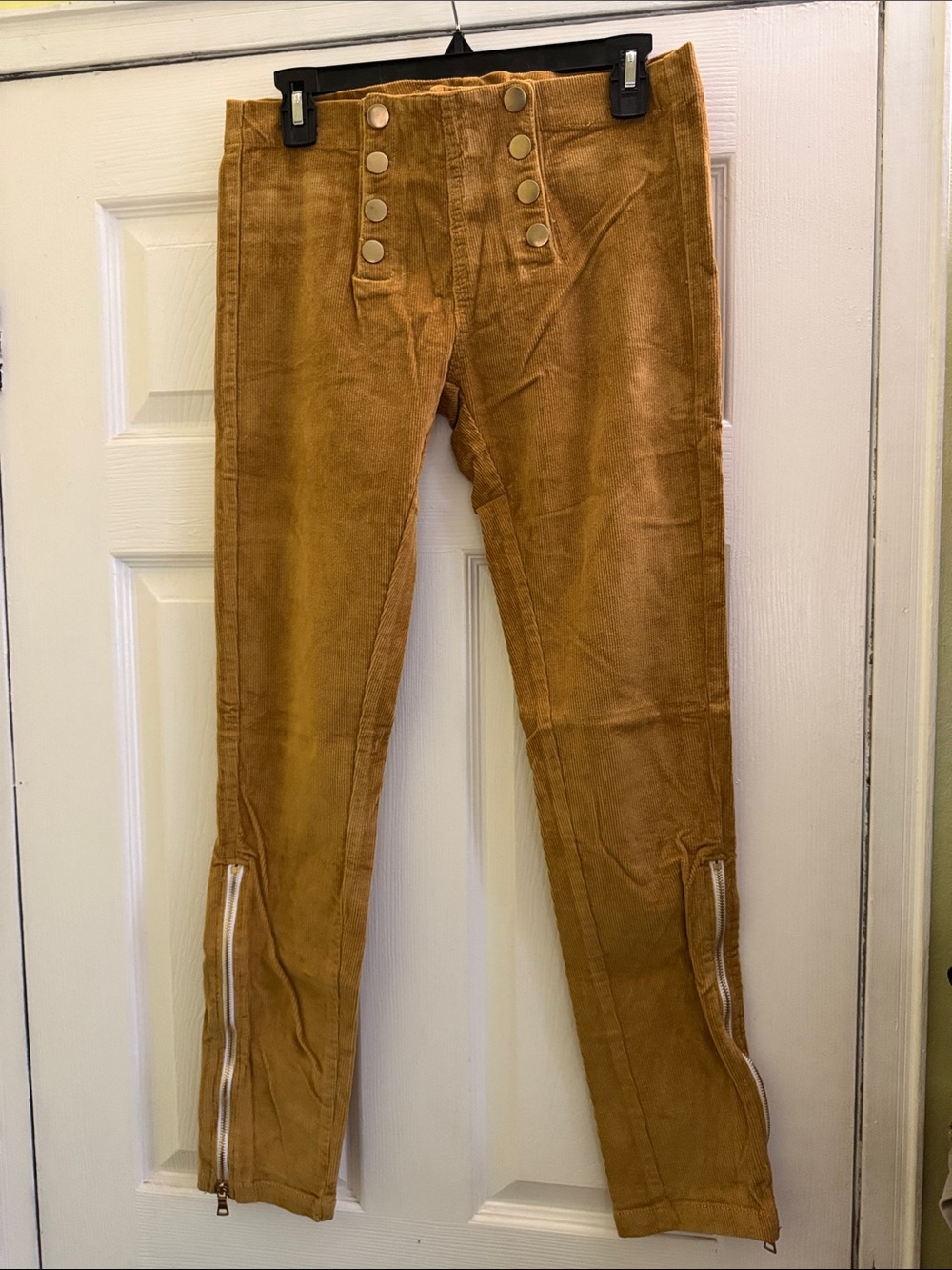 NWT MEN’s Andrew Christian High-Waist Button Front Corduroy Pants size 32